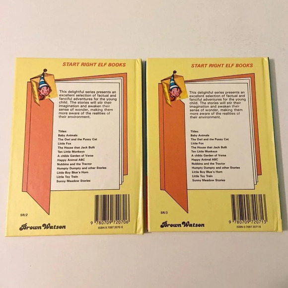 Vintage 1980  Start Right Elf Books The Owl and the Cat and Little Fox - Picture 2 of 16